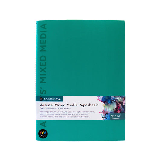 Opus Essential Artists' Mixed Media Paperback Book (Portrait)