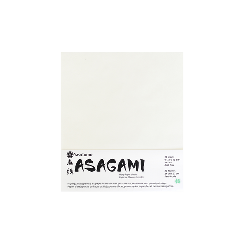 Yasutomo Asagami Art Paper – 9 1/2" x 10 3/4" (20 Sheets)
