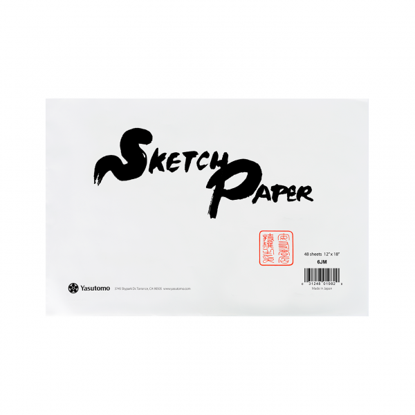 Yasutomo Rice Paper Sketch Pad - 12 "x 18"