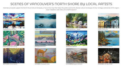 2027 You Are Here Calendar - supporting North Van Arts