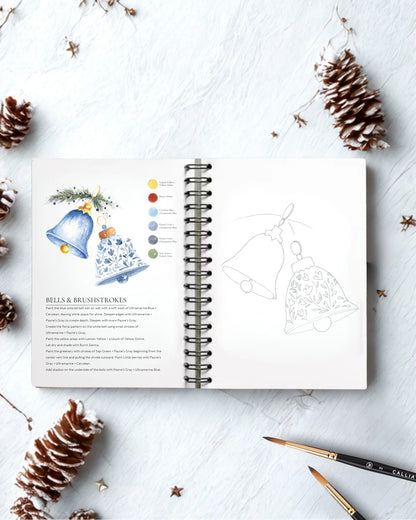 Willow Wolfe Watercolor Workbook - Happy Holidays
