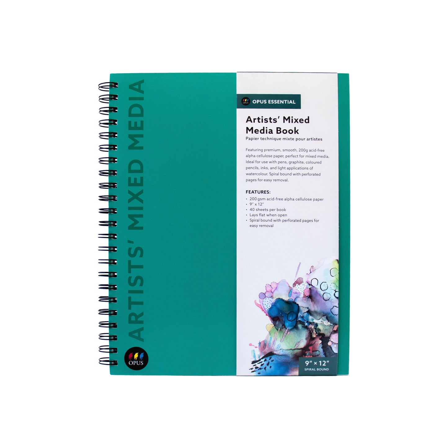 Opus Essential Artists' Mixed Media Wirebound Books