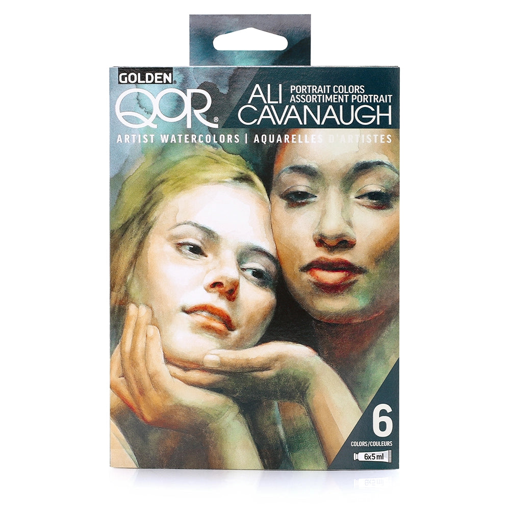 QoR Watercolor Ali Cavanaugh Portrait Set of 6 – Opus Art Supplies