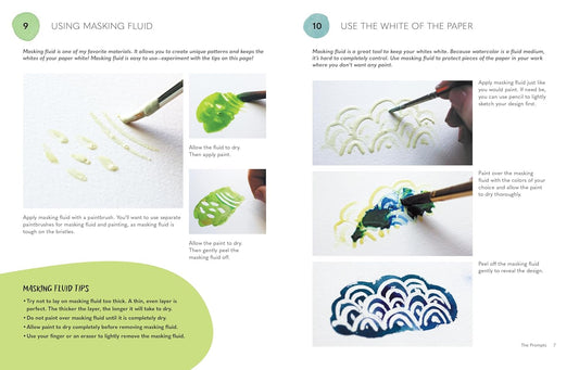 Pocket Prompts Watercolor: Tips & Techniques to Inspire Your Practice by Kristin Van Leuven