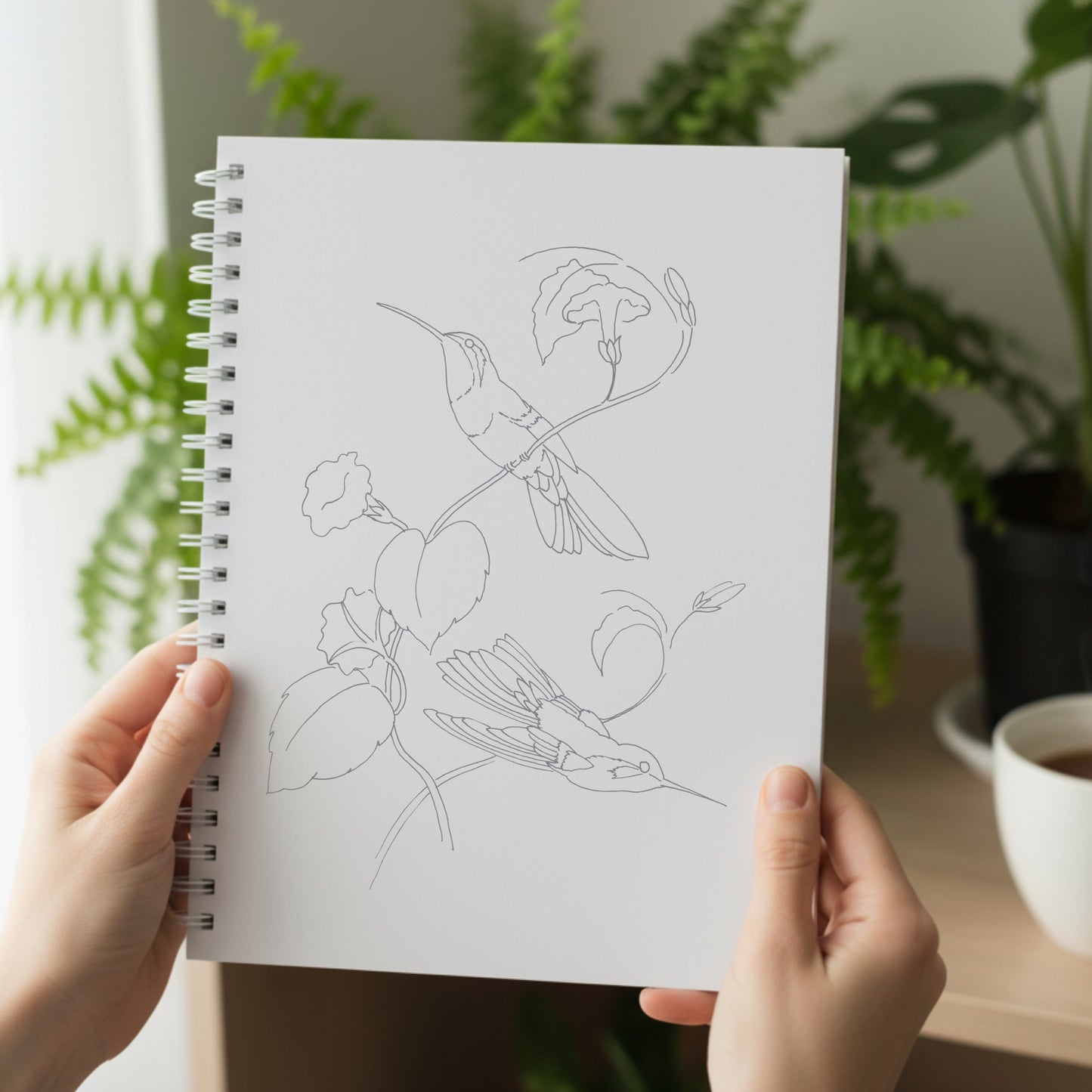 Willow Wolfe Oil Workbook - Vintage Hummingbirds