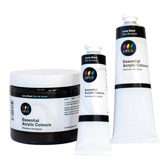 Opus Essential Heavy Body Acrylics - Black