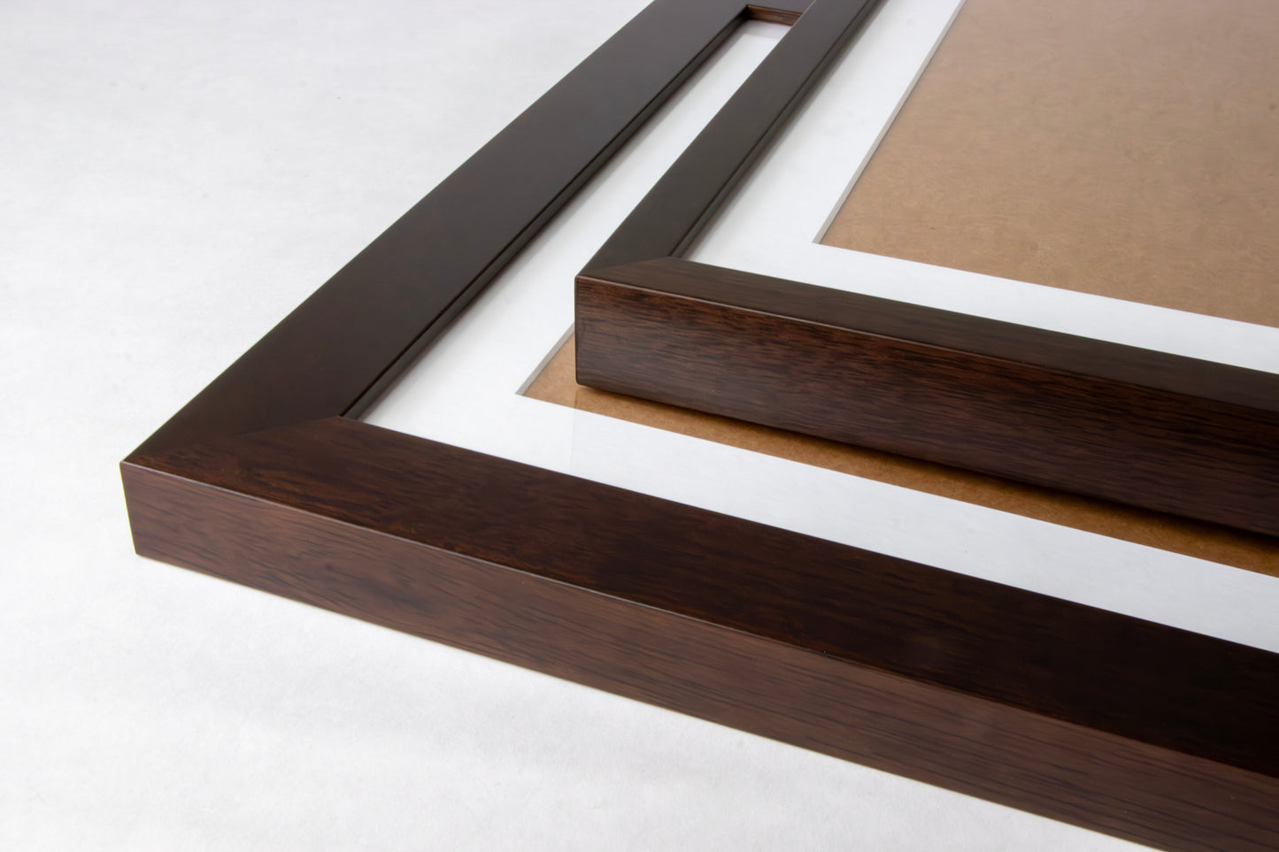 Opus Diploma Frame -  11" x14" Espresso Wood Frame with White Archival Mat (8.5" x 11" Window)