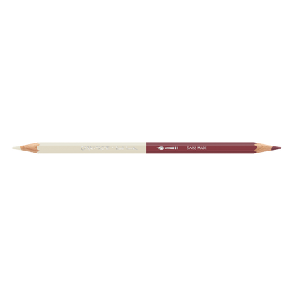 Caran d'Ache Paul Smith Crayon Bicolore Set de 12 (24 Couleurs) avec Pinceau - Édition Limitée