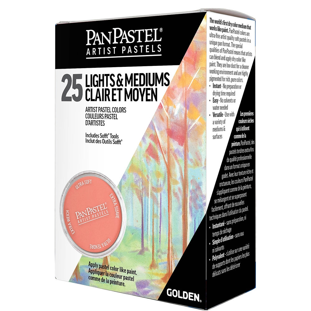 PanPastel Lights and Mediums Set of 25 - catalog
