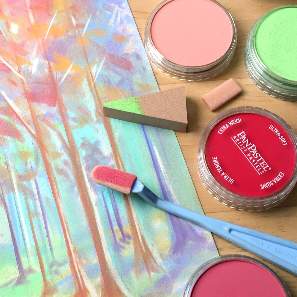 PanPastel Lights and Mediums Set of 25 - in use 2
