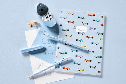 Faber-Castell Grip 2001 Trio Sharpening Box - Sky Blue