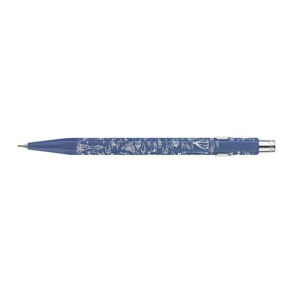 Caran d'Ache Toile de Jouy 849 mechanical pencil, side view