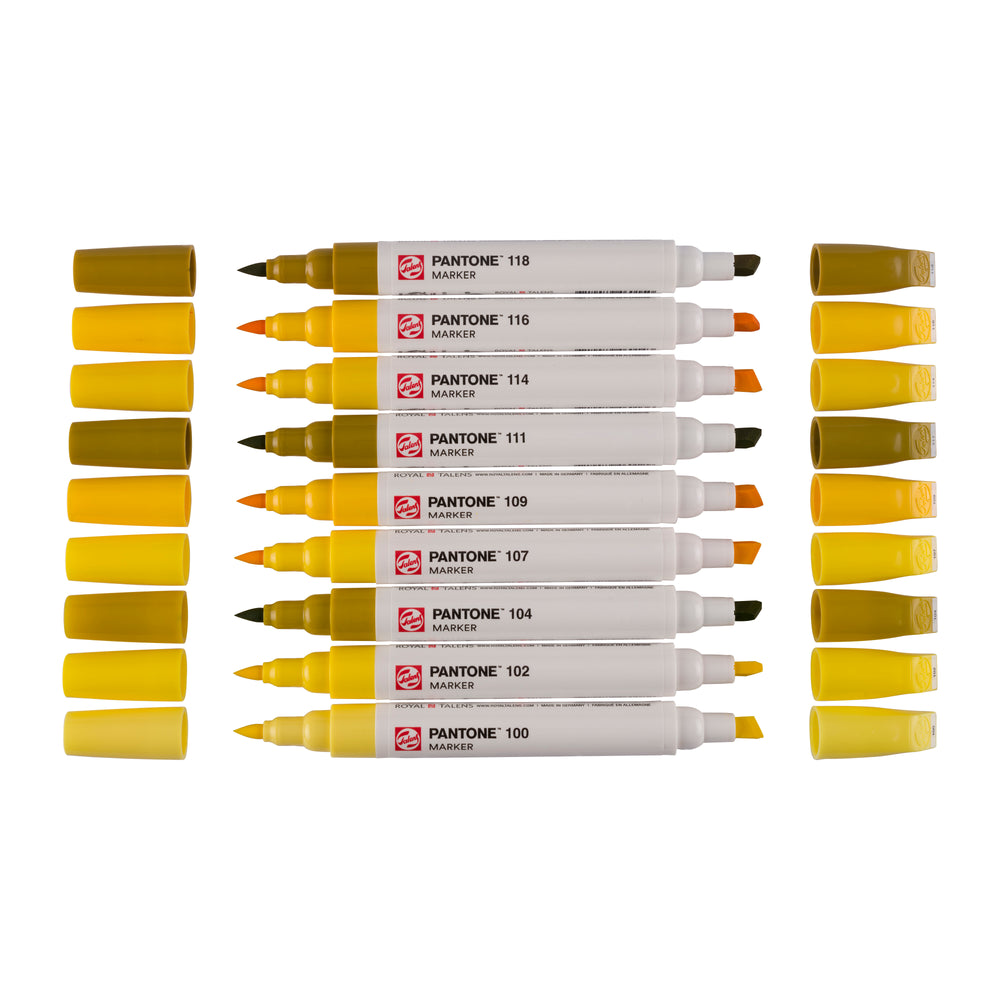 Talens Pantone Marker Yellow 9 Set