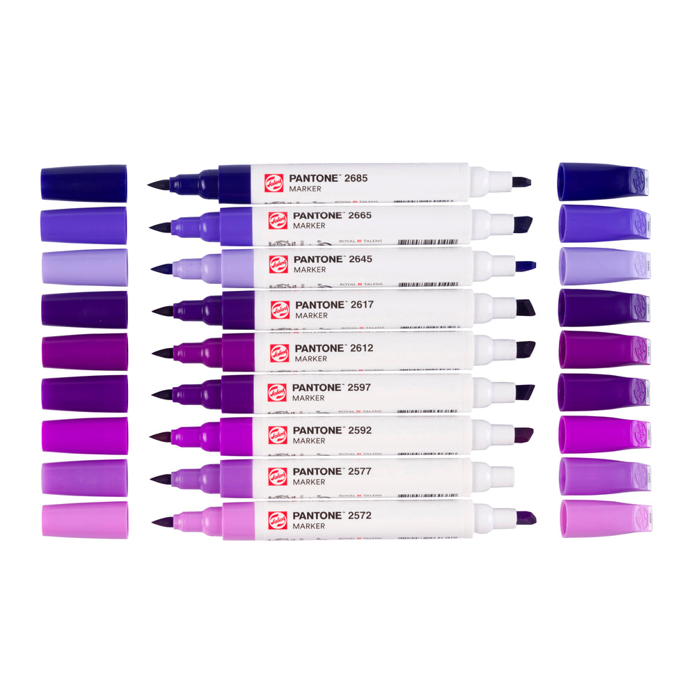 Talens Pantone Marker Purple 9 Set