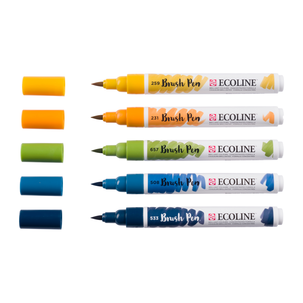 Ecoline Brush Pen Van Gogh Museum Set of 5