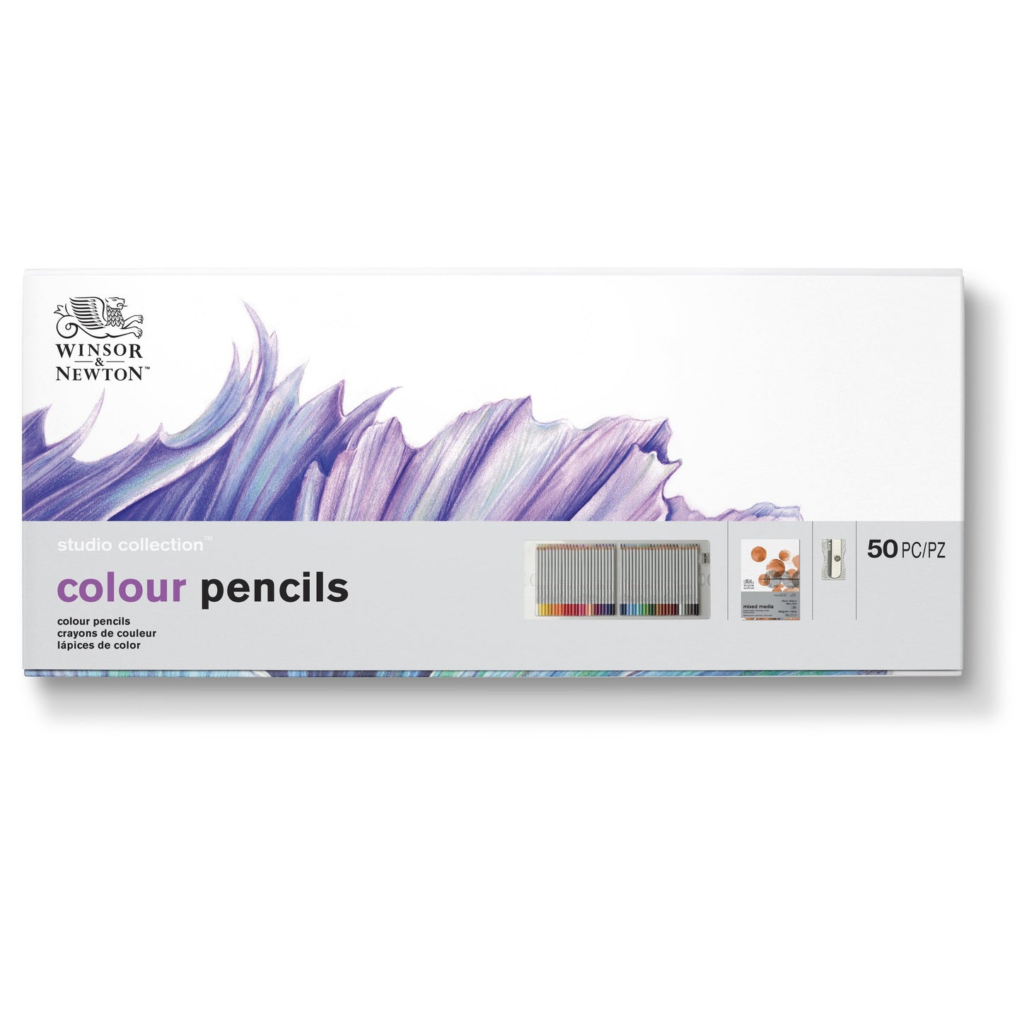 Winsor & Newton Studio Collection Colour Pencil Box Set of 50