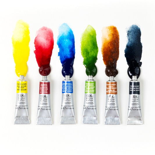 Winsor & Newton Professional Watercolour Set of 6 x 5ml Nicki Traikos Starter