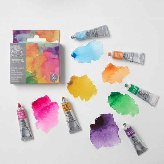 Winsor & Newton Professional Watercolour Vibrant Colour Tube Set of 6
