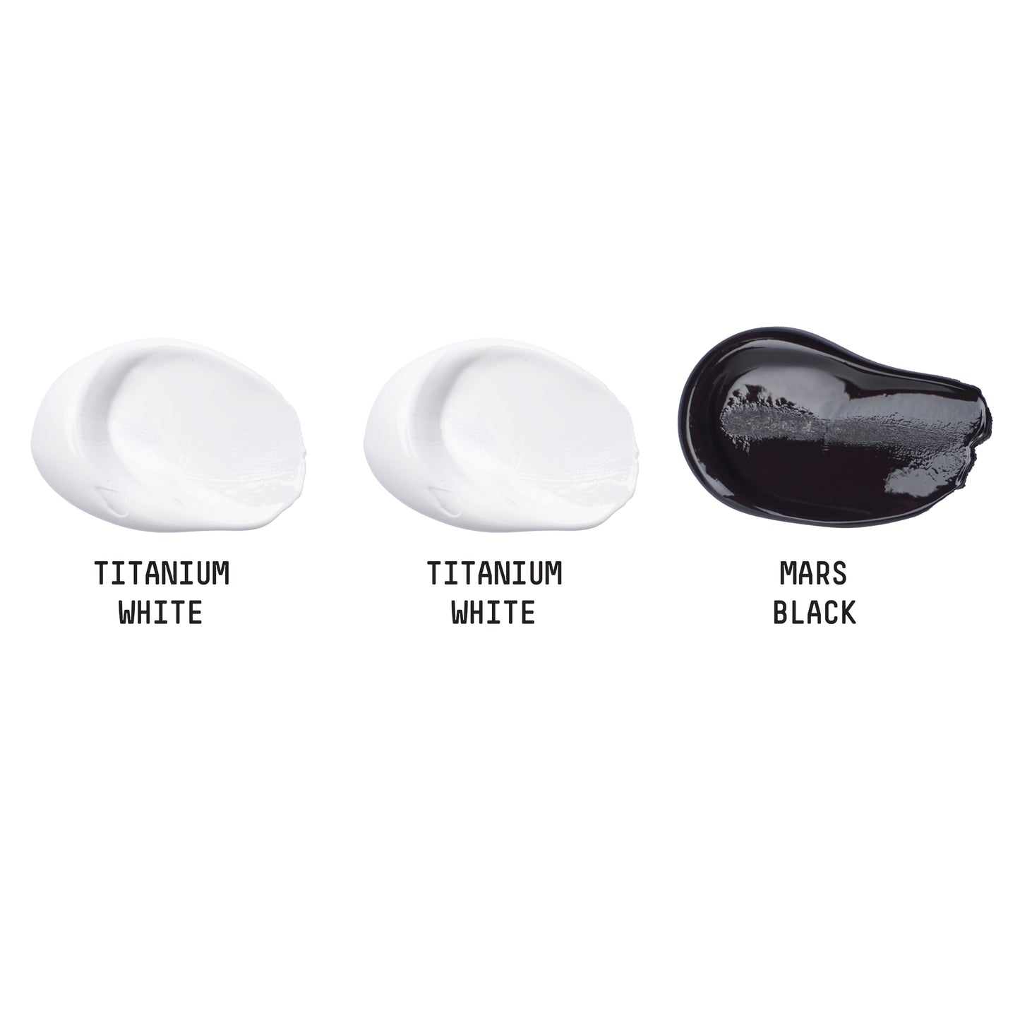 Liquitex BASICS Triple Pack - White x 2 & Black