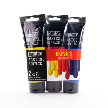 Liquitex BASICS Triple Pack - Primary
