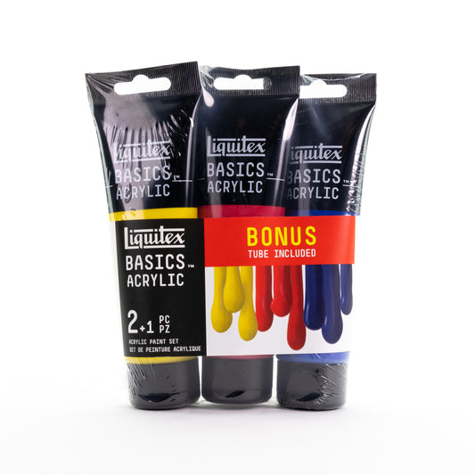 Liquitex BASICS Triple Pack - Primary