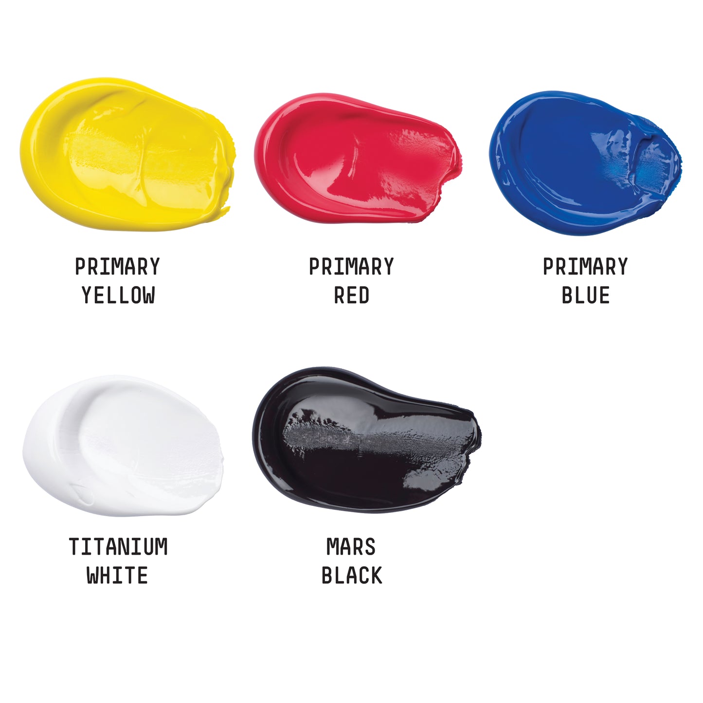 Liquitex BASICS Acrylic Essential Set (4x75ml, 118ml White)