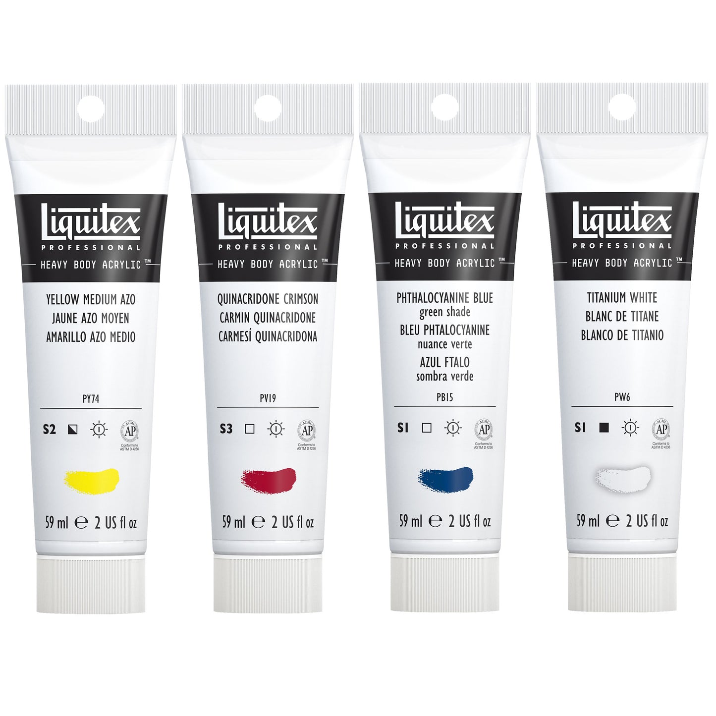 Liquitex Professional Heavy Body Acrylics - Orange or Red