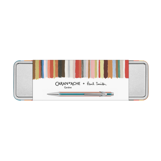 Stylo bille Caran d'Ache Paul Smith 849 argenté - Édition limitée