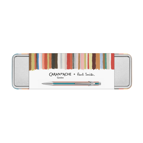 Caran d'Ache Paul Smith 849 Silver Ballpoint Pen - Ltd. Edition