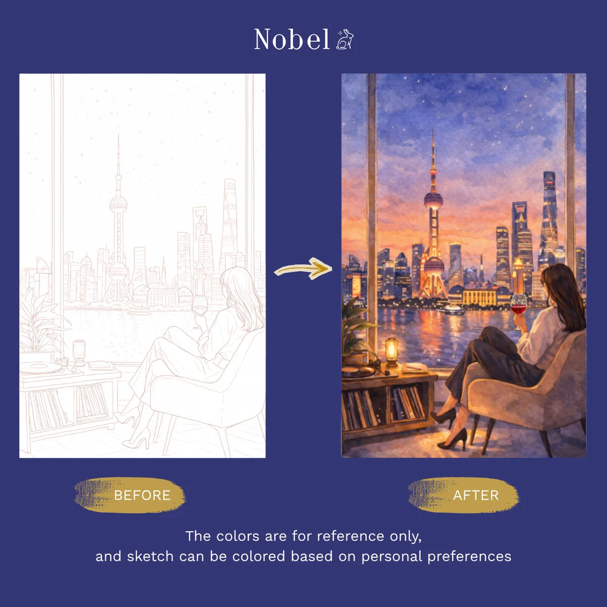 Nobel Watercolor Painting Cards Kit - Lo-Fi