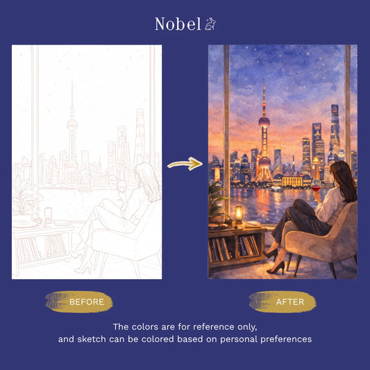Nobel Watercolor Painting Cards Kit - Lo-Fi