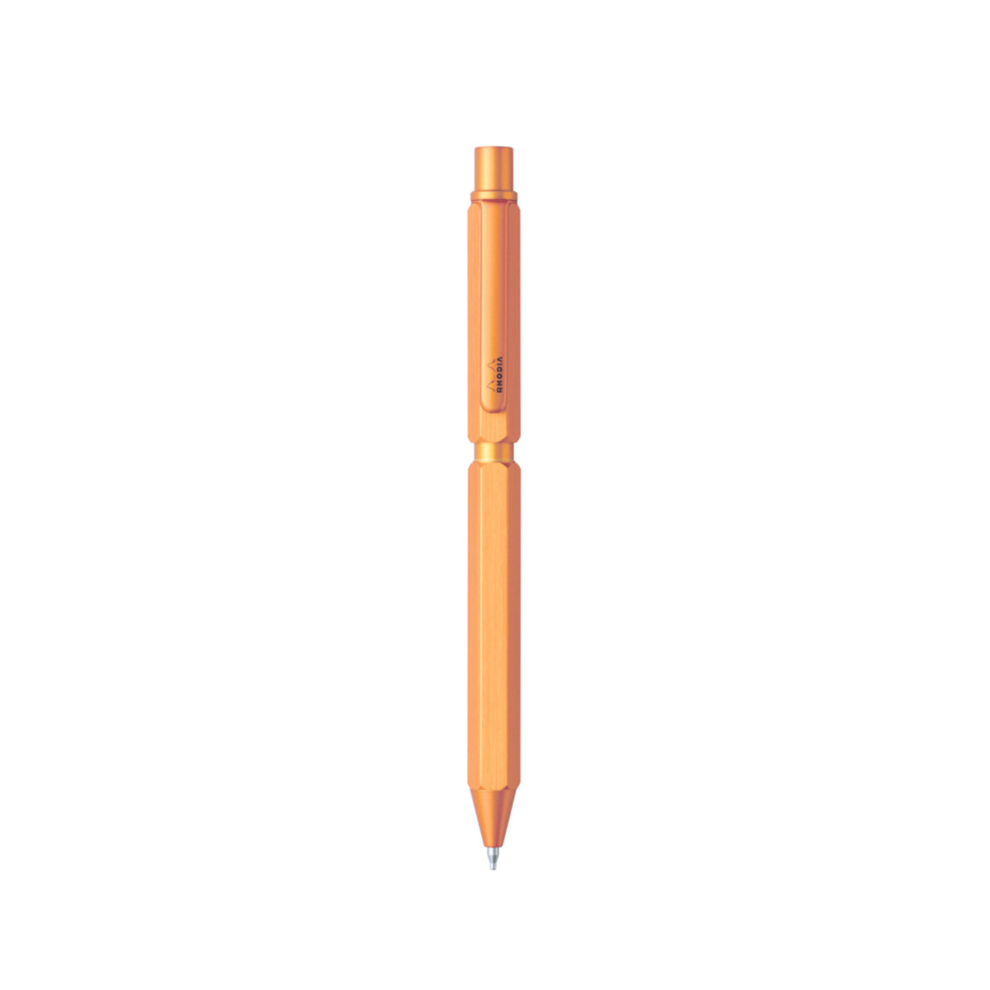 Rhodia scRipt 3-in-1 multi pen in orange brushed aluminium