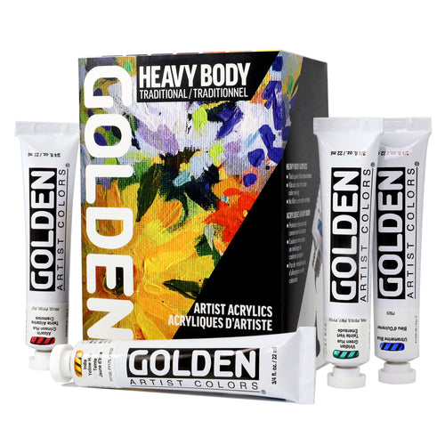 GOLDEN Heavy Body Acrylics Traditional Set