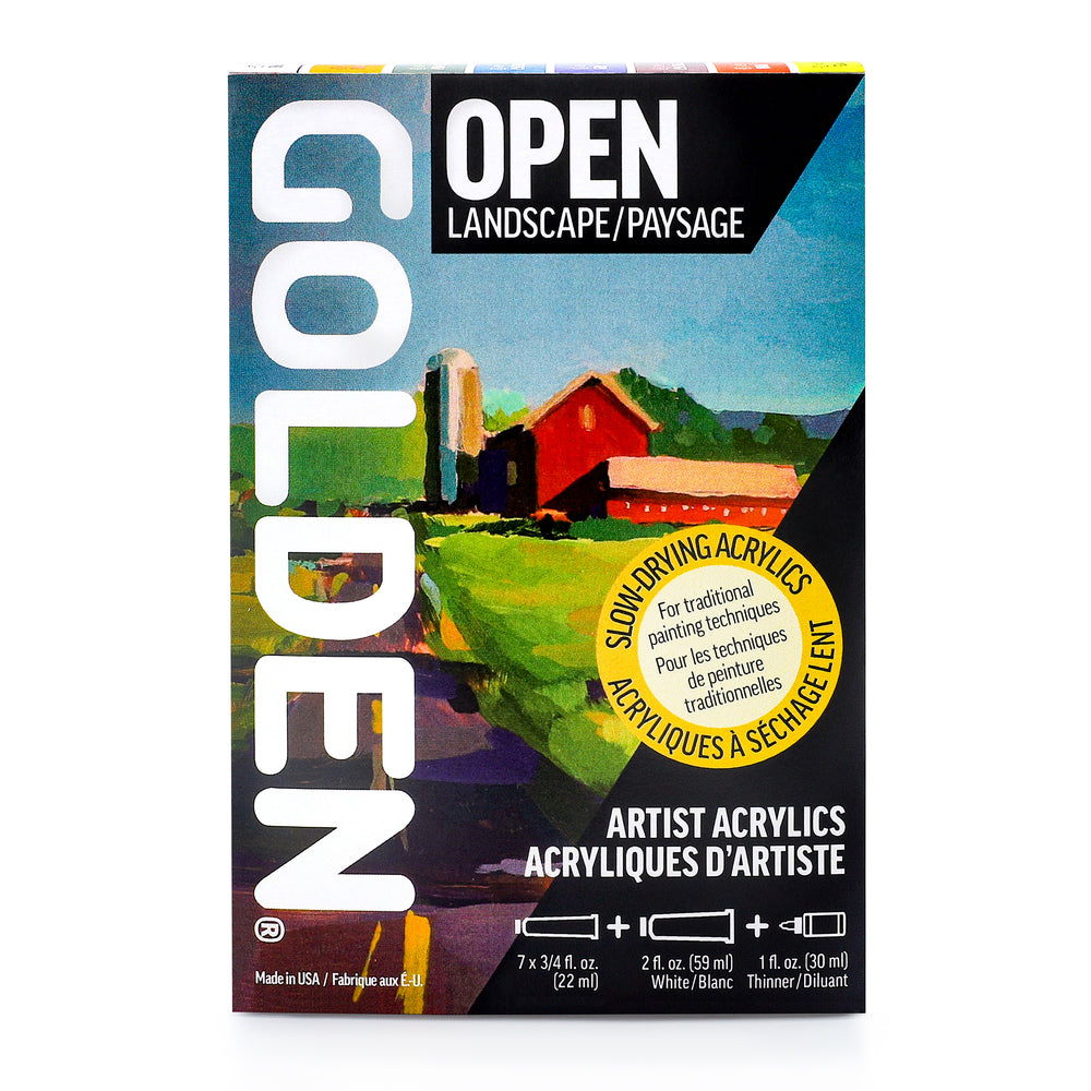 An Introduction to Golden OPEN Acrylics 