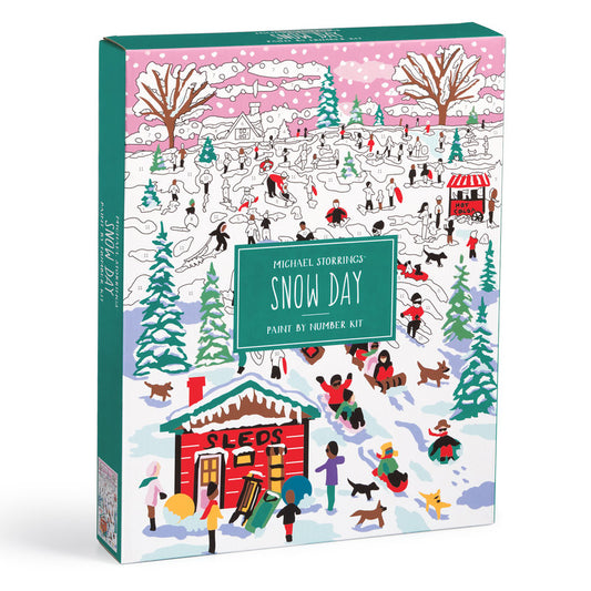 Michael Storrings Snow Day Paint-by-Number Kit