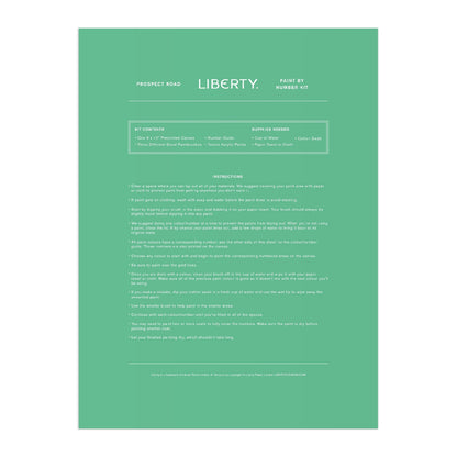 Liberty Prospect Road Paint-by-Number Kit