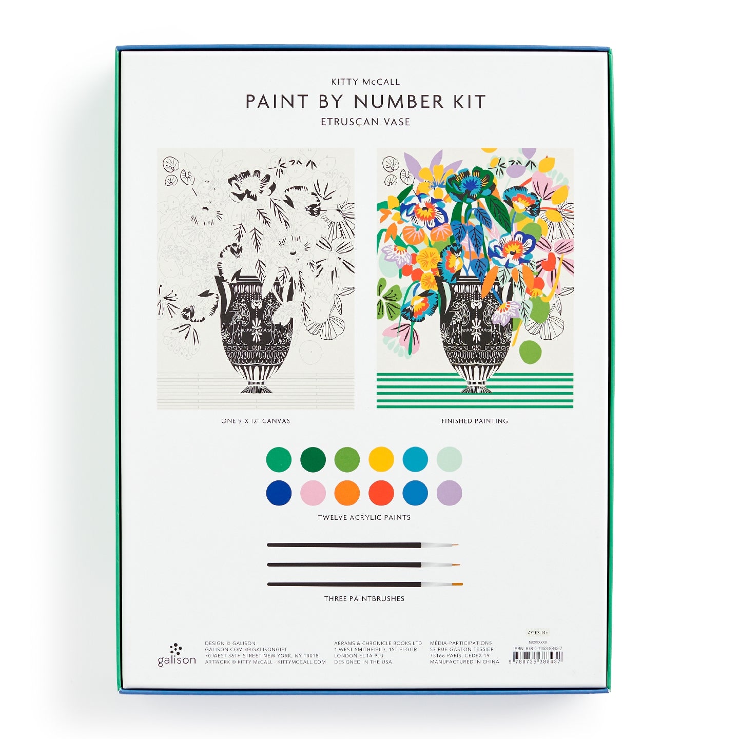 Kit de Peinture par Numéros Liberty - Vase étrusque Kitty McCall