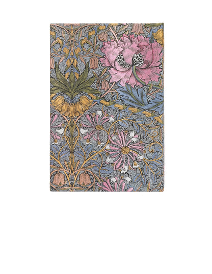 Paperblanks Mini Lined Journal - Morris Pink Honeysuckle