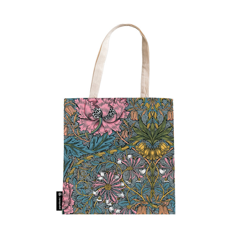 Paperblanks Canvas Bag - Morris Pink Honeysuckle