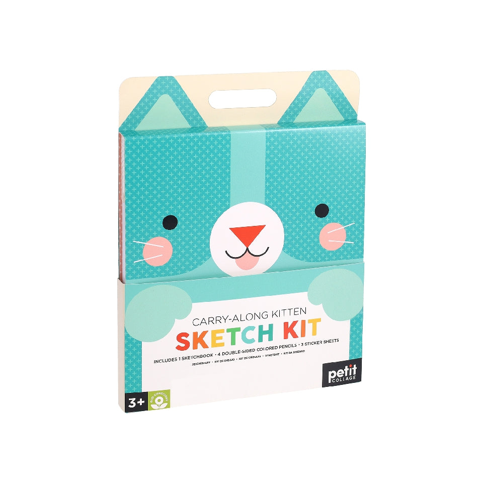 Carry-Along Kitten Sketch Kit