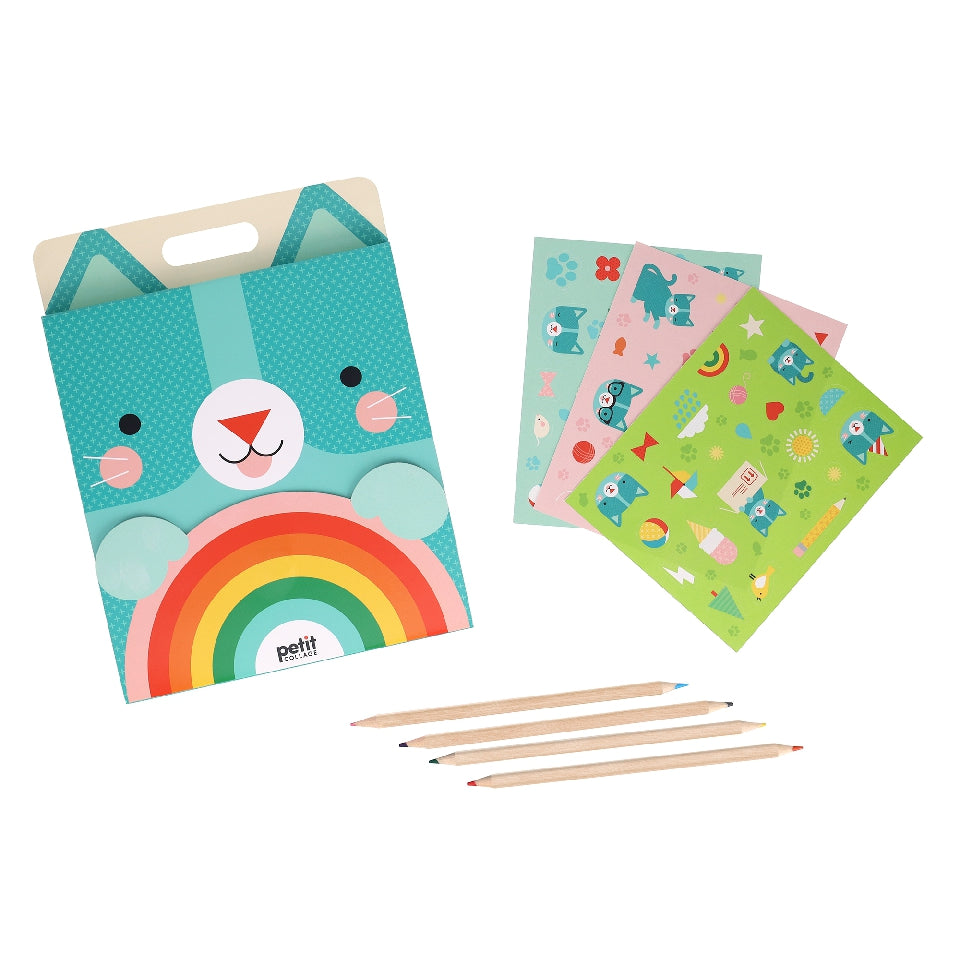 Carry-Along Kitten Sketch Kit