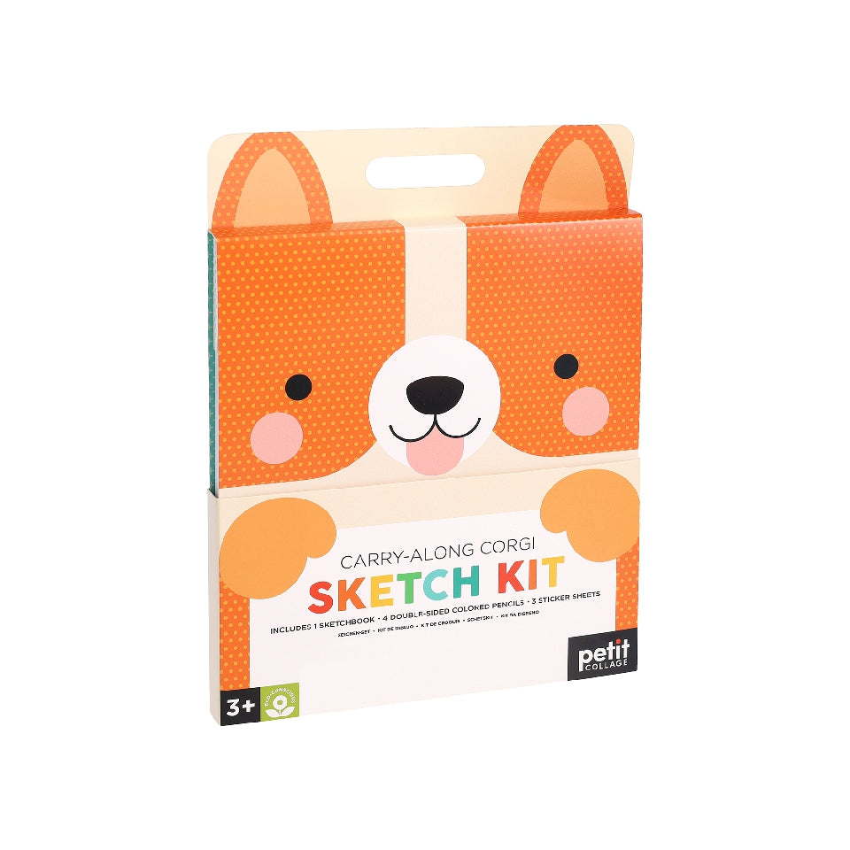 Carry-Along Corgi Sketch Kit