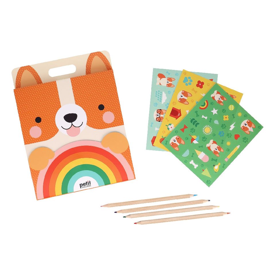 Carry-Along Corgi Sketch Kit