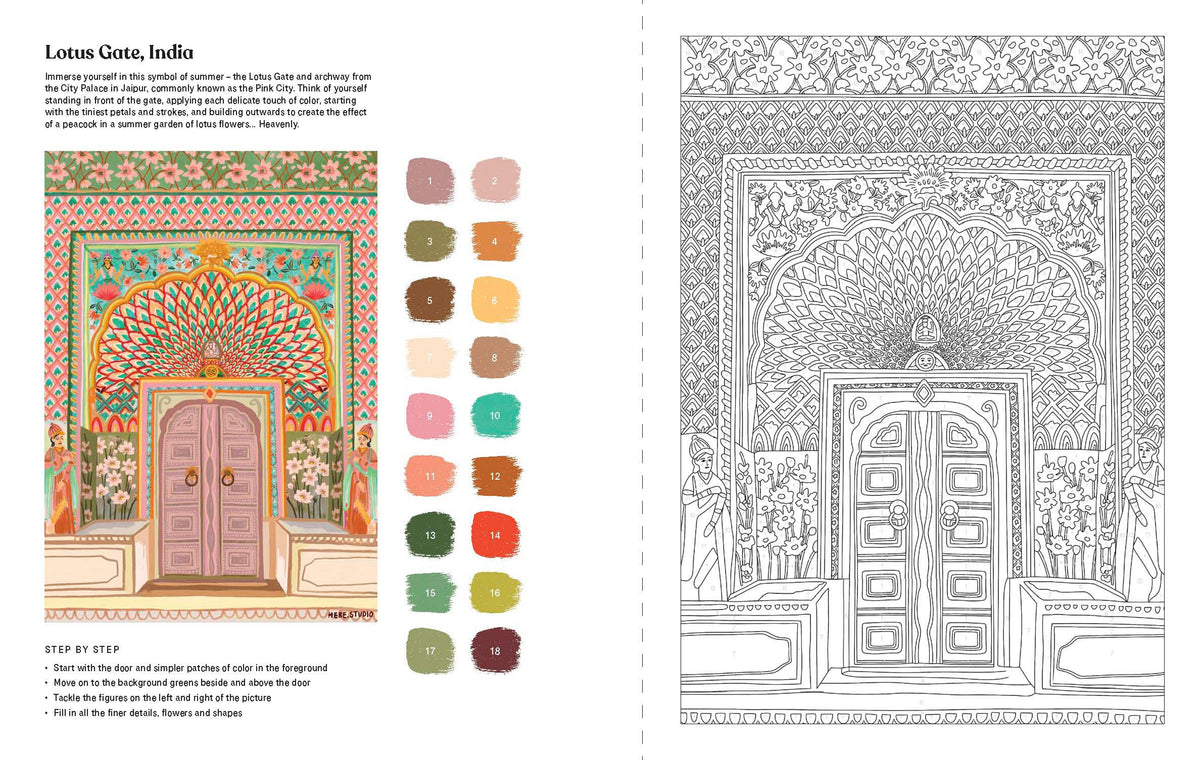Paint by Numbers: Art Escapes Creative Landscapes to Color In
