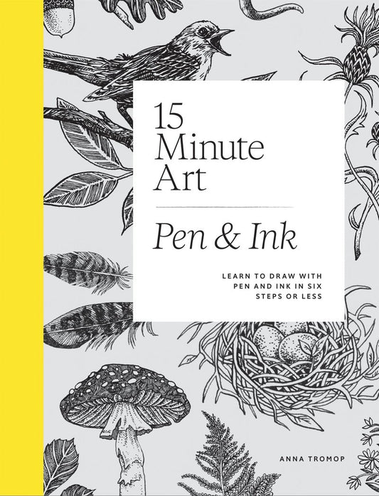 15 minutes pour apprendre le dessin à la plume et à l'encre avec Anna Tromop