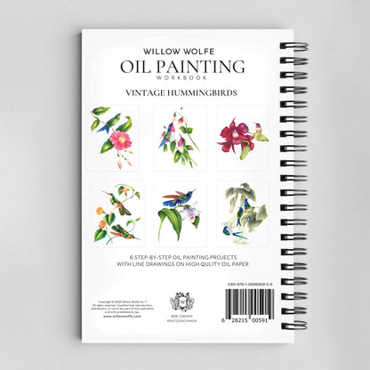 Willow Wolfe Oil Workbook - Vintage Hummingbirds