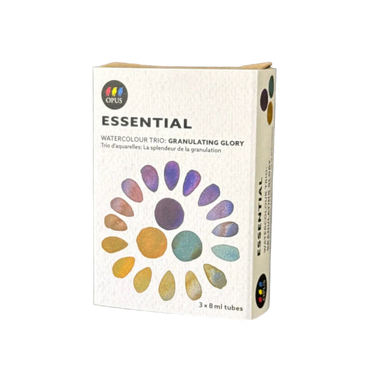 Opus Essential Watercolour Trio - Granulating Glory
