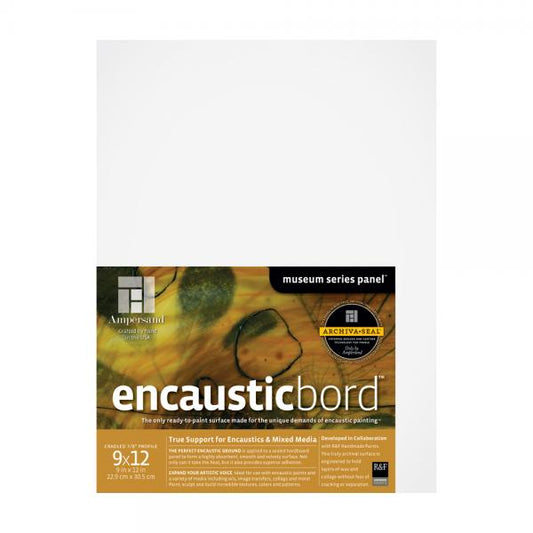 Ampersand Encausticbord 7/8" Profile - 9" x 12"