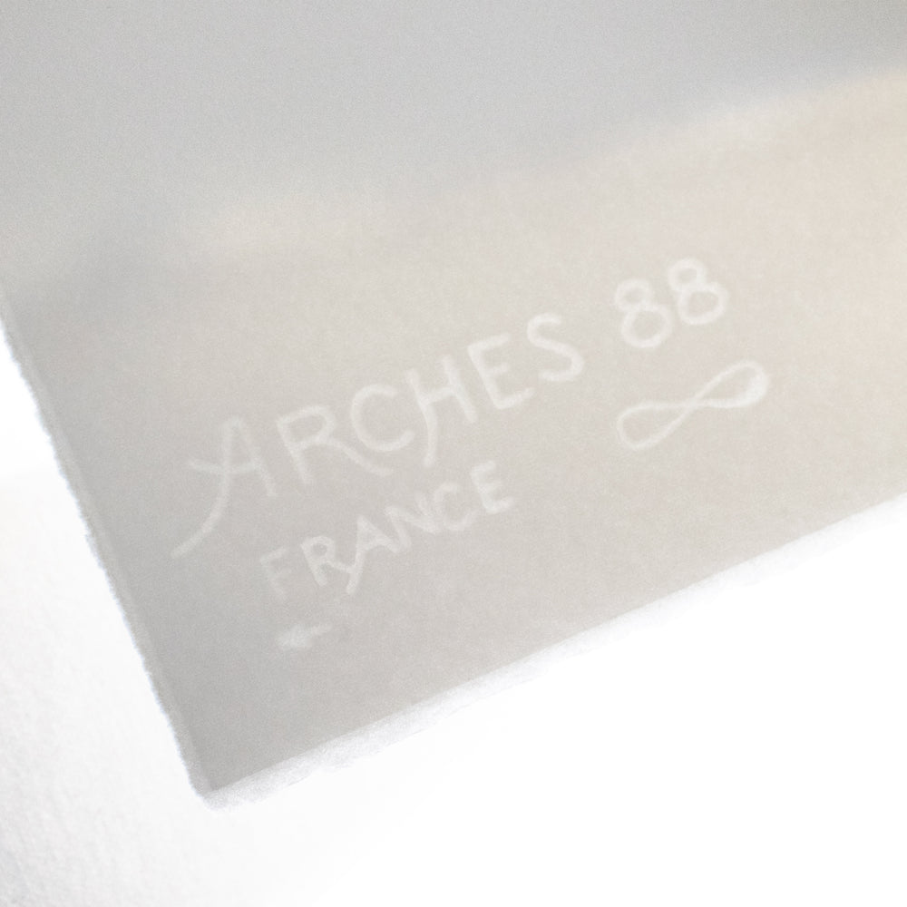 ARCHES 88 - White 300gsm Sheet 22" x 30"