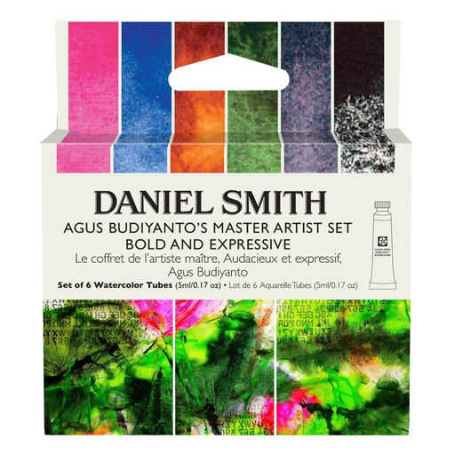 Daniel Smith Extra Fine Watercolors set of 6 Agus Budiyanto's Bold and Expressive